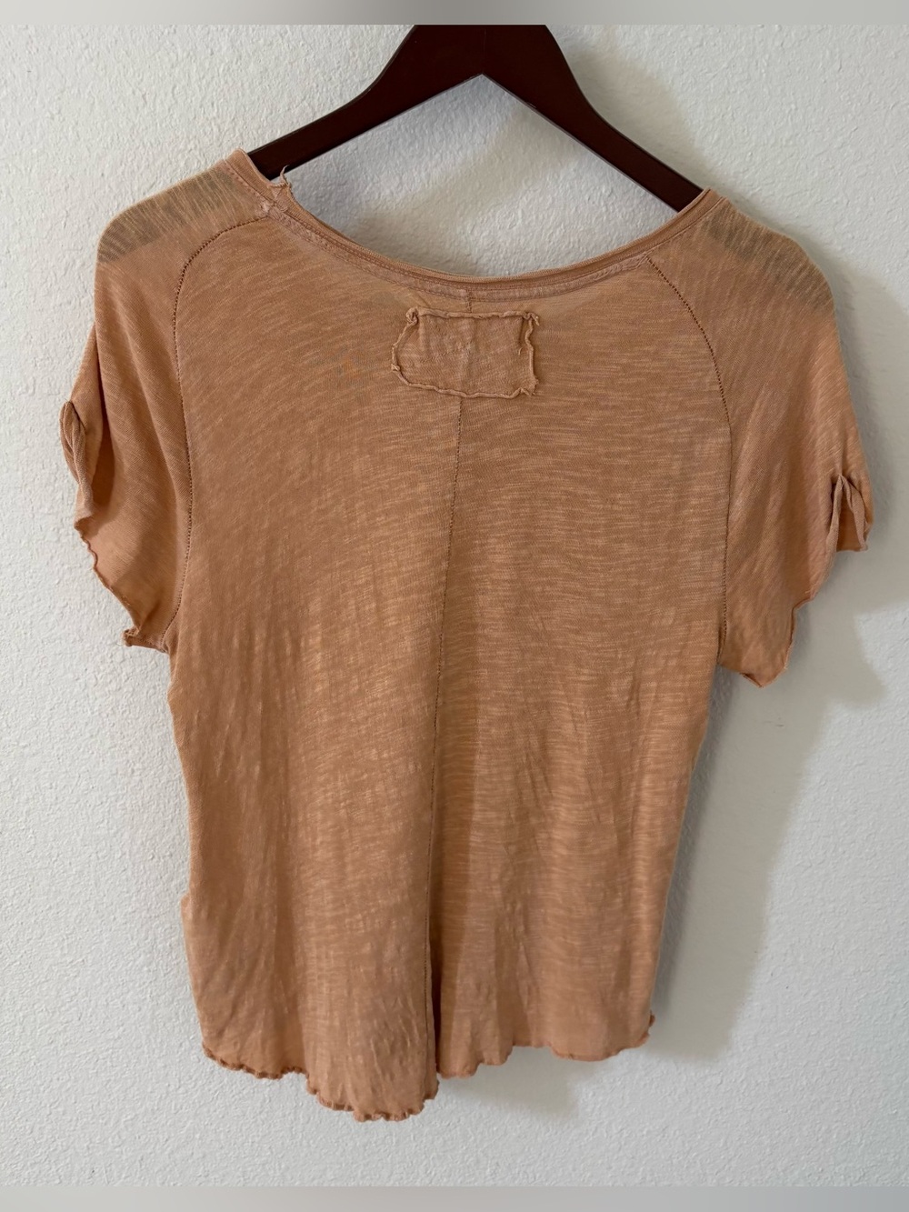 We The Free Short Sleeve Tee in Light orange/Brown - Picture 5 of 7